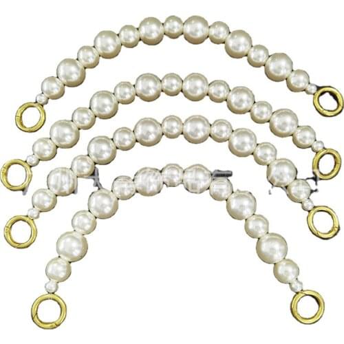 Fashion Bag Accessories 2cm Large Pearl Jewelry Frog Armpit HandBag Chain Quality Replaceable Handle Strap Pendant Decoration