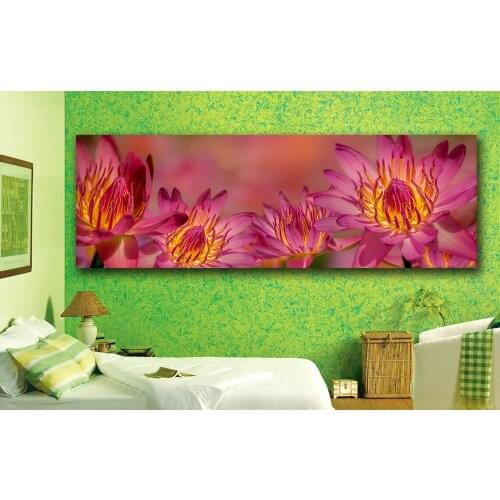HD Flowers Water lily lotus Wall Art Canvas Poster Print Wall Art Painting Art Pictures For Living Room Home Decor Unframed