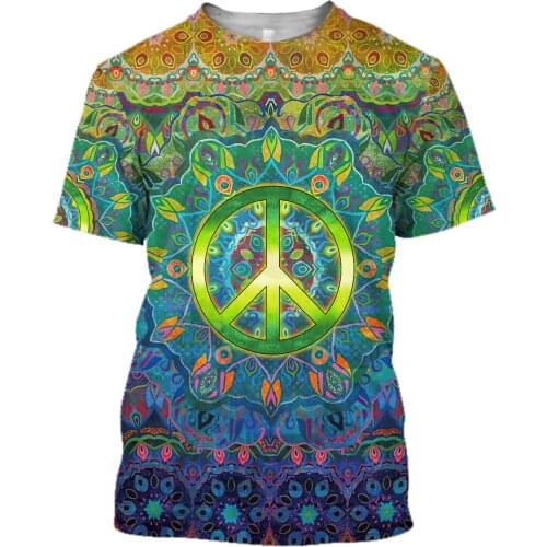PLstar Cosmos 3DPrint Newest Colorful Hippie Psychedelic Weed Man/Woman Harajuku Streetwear Casual Funny T-Shirt Short Sleeve 1