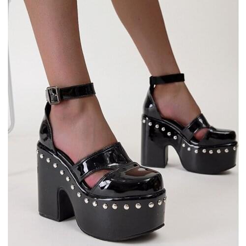 New womens Summer shoes Platform Gladiator Sandals women Ladies punk sandals Shoes Woman Wedges High Heels Summer Sandals