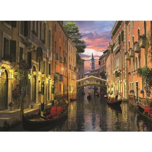 At Jigsaw Puzzle 3000 Pcs Venice at Dusk For Adult&Kids Toy Educational Entertaintment Landscape Fun Games