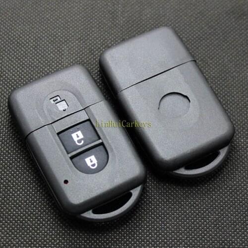 PINECONE for NISSAN MICRA X TRAIL QASHQAI JUKE DUKE NAVARA Remote Key 2 Buttons Uncut Blade Remote Blank Key Shell 1 PC