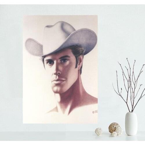 Custom Canvas Wall Decor Tom Of Finland Colorful Poster Cloth Wall Silk Fabric Posters And prints Home Decor Painting