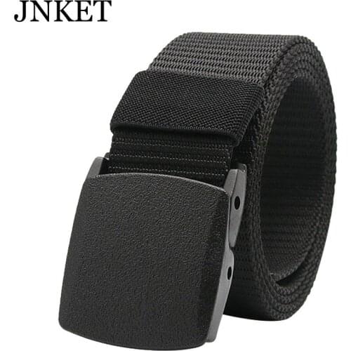 JNKET New Fashion Men Women‘s Outdoor Sports Waistband Canvas Waist Belt Classic Casual Cinturon Waist Straps