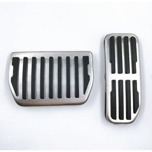 For Range Rover VELAR 2017 2018 2019 No Drill Anti-slip Fuel Brake Alloy Pads Pedals Cover Car Accessories