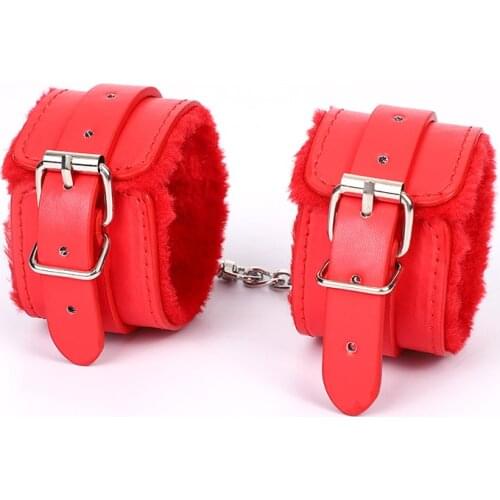BDSM Bondage Slave Handcuffs & Ankle Cuffs Restraint Bondage Fetish Adult Erotic Sex Toys For Women Couples Games Sex Products