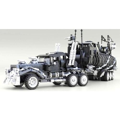 NEW Modified Truck High-Tech War Rig may Mad-Max Movie Collection Model MOC Building Blocks Kits Set Bricks Toys