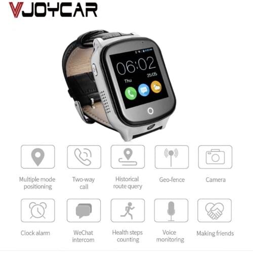 VJOYCAR 3G GPS Tracker Smart Watch SOS Monitoring Positioning Phone Two Way Conversation Accurate Locator Voice Message