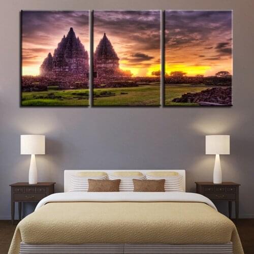 Cross Stitch Home Decor Full Round Drill Diamond Picture Gift Handmade Embroidery Mountain Landscape Painting Sun Wall Sticker