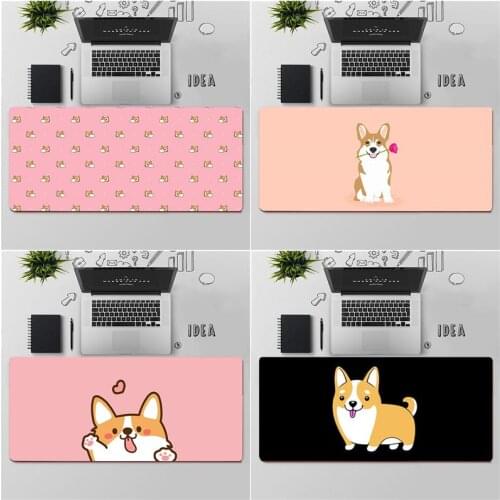 YNDFCNB Top Quality cartoon Lovely Welsh Corgi Rubber PC Computer Gaming mousepad Free Shipping Large Mouse Pad Keyboards Mat