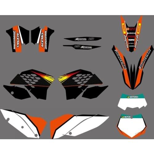 0273 NEW TEAM GRAPHICS WITH MATCHING BACKGROUNDS FIT FOR SX XC XC-W EXC Series 2008 2009 2010 2011