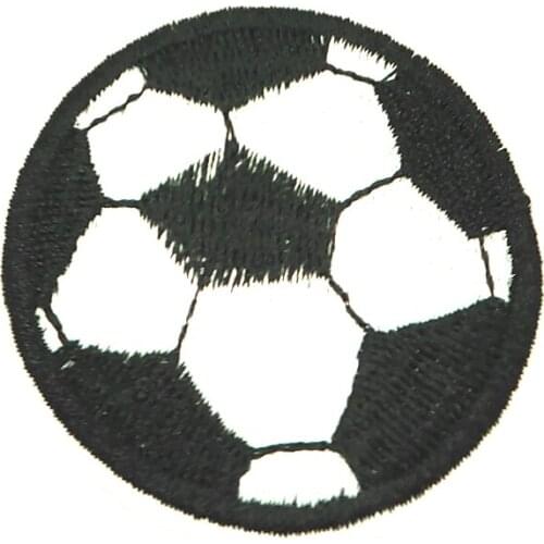 10Pcs Applique Clothes Patch Stickers Embroidery Accessories Crafts Sewing Football Cloth Micro Chapter Embroidered Sewing Patch