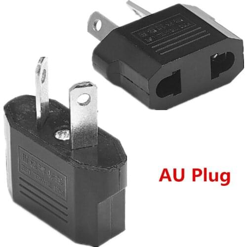 100Pcs/lot High quality European Euro Eu US to AU Plug Power Socket Travel Charger Adapter Plug Outlet Converter Adapter