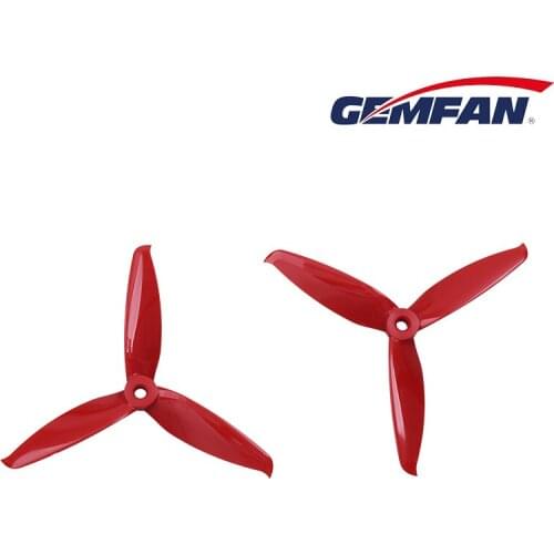 2pairs Gemfan Flash 5152 Plastic 3 Blade Cw Ccw Propeller Prop Compatible 2205 Brushless Motor for FPV Racing Drone