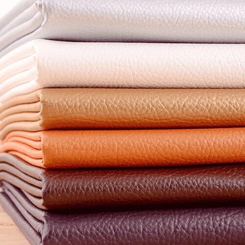 50X138cm Faux PU Leather Upholstery Fabric DIY Sewing Bags Car Seat Home Decor Soft Artifical Imitation Soft Leather 0.7mm
