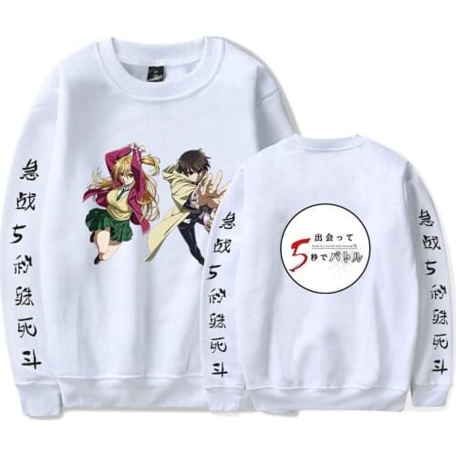 Anime 5 Seconds to Death Akira Shi 2D Capless Sweatshirts For Couples Fashion Winte Women/Men Funny Clothes