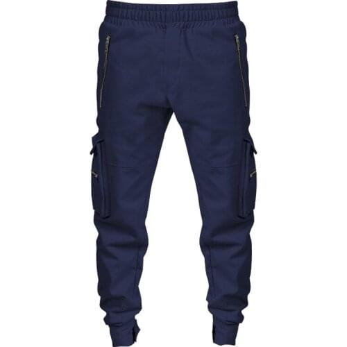 Pants for Men Overalls Mens Casual Pants Spring Autumn New Slim Outdoor Running Multi-pocket Sports Joggers Hip Hop Cargo Pants