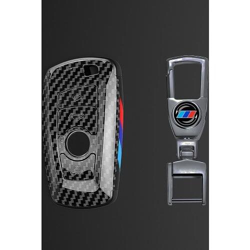 Carbon ABS Car Remote Key Case Cove For BMW 520 525 f11 f30 f31 f10 F18 f48 118i 320i 1 2 3 4 5 7 Series X3 X4 X5 X6 M3 M4 M5
