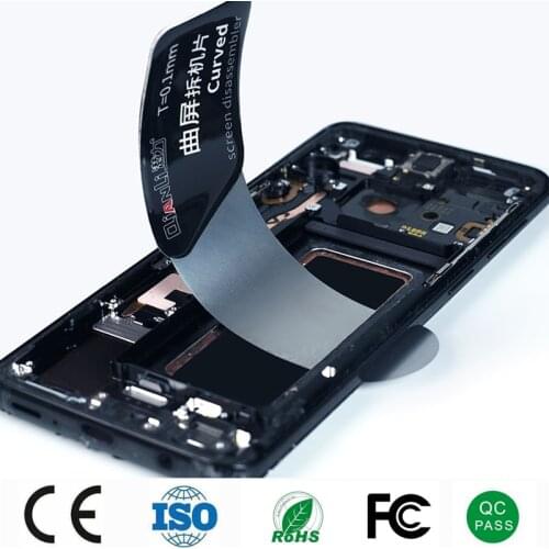 5pcs Qianli Tool Ultra Thin Pry Spudger Disassembling Card Dedicated for Curved Screen Samsung iPhone iPad Screen Opening Tool