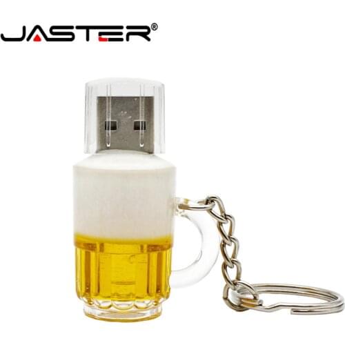 JASTER special beer mug model usb flash drive beer glass pendrive 8gb 16gb 32gb memory stick pen drive USB 2.0 thumb drive