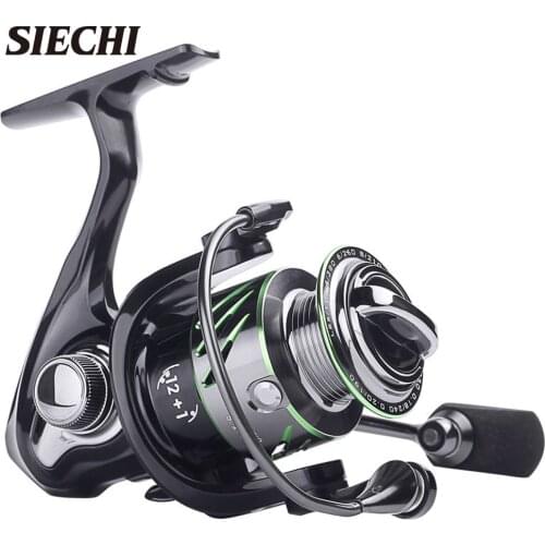 SIECHI New Really 9+1 Metal Bearings Fishing Reel 5.2:1 Gear Spinning Reel1000H Max Drag Power Carp Fishing For Bass Tackles