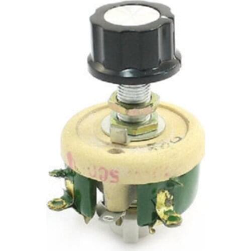 Wirewound Ceramic Potentiometer Adjustable Rheostat Resistor 25W 1R/2R/5R/10R/20R/30R/50R/100R/150R/200R/300R/500R/1KR/2KR