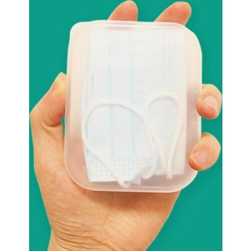 Mask Storage Box Artifact Portable Out Dustproof And Antifouling Temporary Mask Bag Folding And Finishing Mask Save Tool Hot