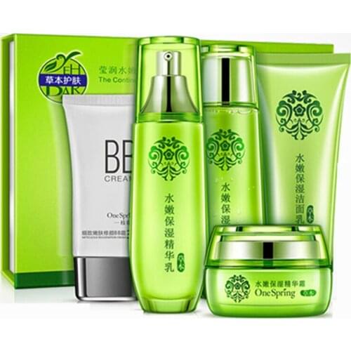 Brand Natural Plant Ingredient Face Care Skin makeup set,Eyes Care cosmetics kit,Moist Concealer BB Cream,Liquid Fundation Cream