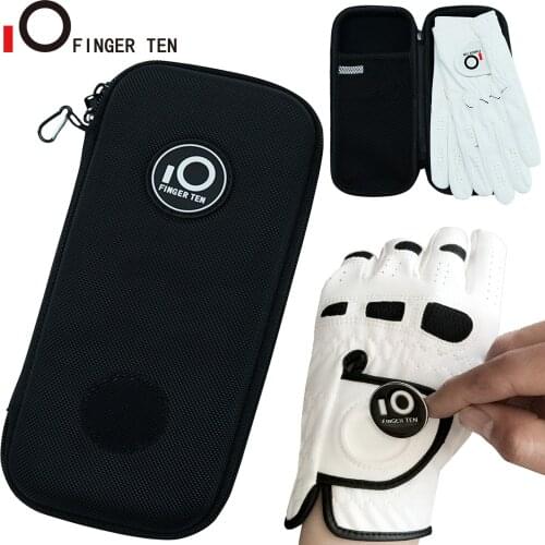 New Design Protect Golf Gloves Box Holder Case Leather Glove Keep Bags Golfers Left Right Hand Pack S M ML L XL Drop Shipping