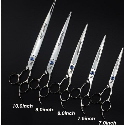 7" 7.5" 8" 9" 10" Pet Dog Grooming Scissors Hair Clippers big Cat Shears Animals Straight Scissors Pet Trimmer Cutting Scissors