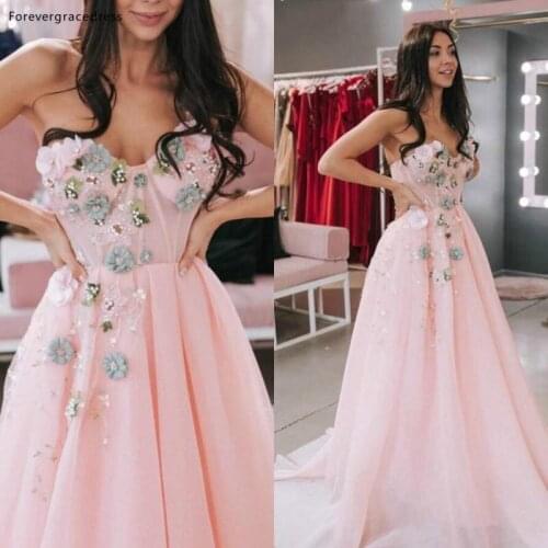 Pink Sweetheart Prom Dresses A Line Beaded Tulle Graduation Event Wear Club Party Gowns Custom Made Plus Size Available