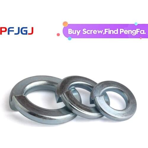 Peng Fa GB93 blue-zinc-plated British bullet pad American spring gasket American spring gasket specifications 1/4 to 1 inch