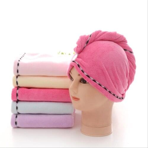 Magic Quick Dry Hair Hat Women Bathroom Super Absorbent Microfiber Bath Towel Hair Dry Cap Hair Towel Bath Towels