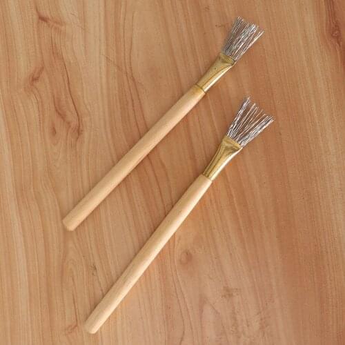 2pcs Clay Ceramic Pottery Sculpt Tools Graving Tools Steel Wire Scraper