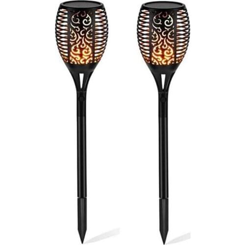 Solar Flame Lamp Flickering IP65 Waterproof LED Garden Decoration Landscape Light Lawn Lamp Path Lighting Torch Light Spotlight