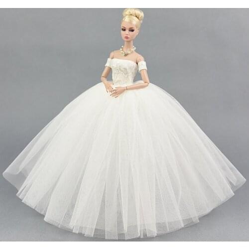 Fit for Blyth Barbies Clothing Change 30CM Doll 1/6 Supermodel FR2ST Dress Pompous Fairy Princess Wedding Dress