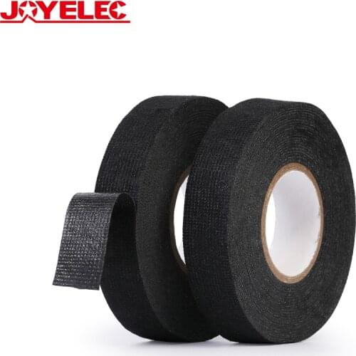 15 Meter Heat-resistant Flame Retardant Tape Adhesive Cloth Tape For Car Cable Harness Wiring Loom Protection