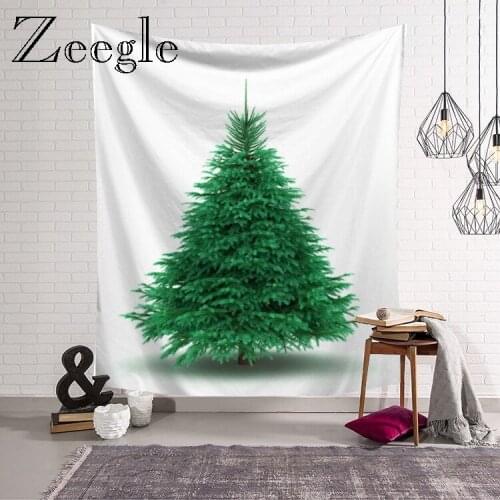 Zeegle Christmas Tree Tapestry Home Decroation Wall Hanging Tapestry Picnic Blanket Bedside Yoga Mat Beach Towel Bedroom Account