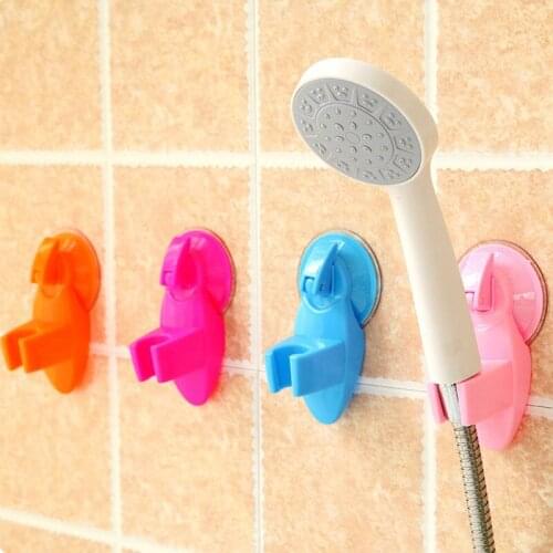 1pcs Shower Head Holder Suction Cup Movable Bracket Self Adhesive Shower Head Holder Adjustable Shower Mounting Bracket