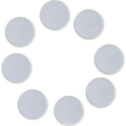 Free shipping 100pcs coin style TK4100 chip smart card chip/125KHZ RFID coil tags /RFID tags/ white 20mm