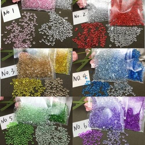 12 Bags 4.5mm acrylic crystal bead diamond Sequins Paillette Sewing Garment Clothing accessories,DIY Sequins scrapbooking gem