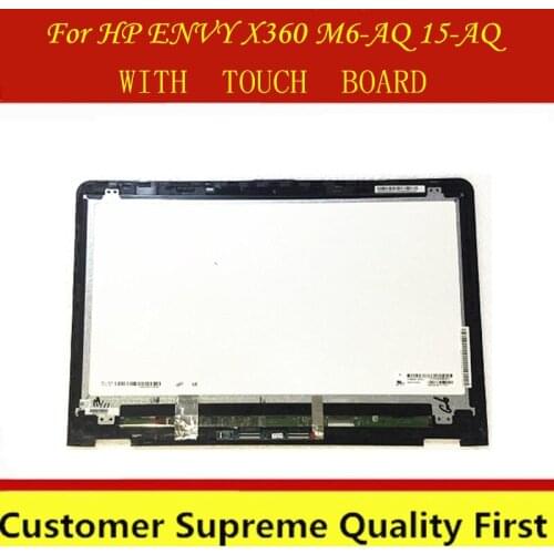 15.6" inch FHD IPS LCD Touch Screen Digitizer Assembly For HP ENVY X360 M6-AQ M6 AQ Series laptops