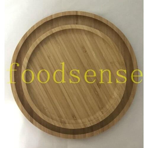 2PCS/set bamboo Tea tray bamboo tray Kitchen Tea Tray Round Tea Tray