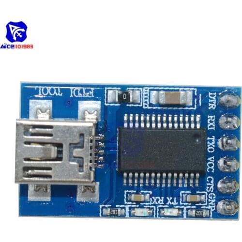 Diymore FTDI FT232RL Basic Breakout USB to TTL Serial Module FT232RL FTDI Mini USB Interface MWC for Arduino with Female Socket