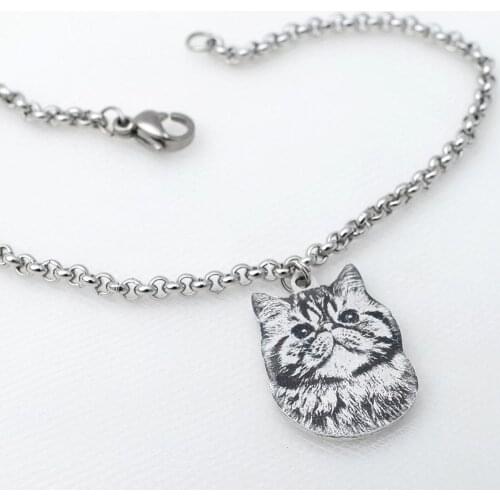 Your Pet Photo Bracelet,Custom Bracelet,Personalized Picture Bracelet,Pet Memorial Gift for Her,Pet Lover Jewelry,Pet Lover Gift