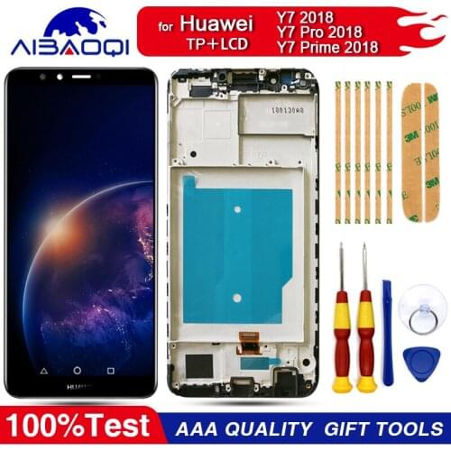 For Huawei Y7 2018/Nova 2 Lite/Y7 Prime 2018/Y7 Pro 2018 Lcd Display + Touch Screen Digitizer Glass Assembly LDN-LX1 /LDN-L22