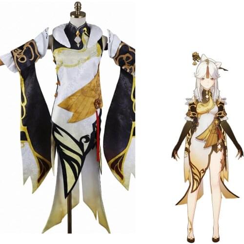 Genshin Impact Ningguang Cosplay Costume Outfits Halloween Carnival Suit