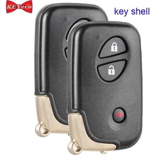 KEYECU 2pcs for Lexus RX350 RX450H 2011 2012 2013 Remote Key Shell Case Fob for HYQ14ACX 89904-48481