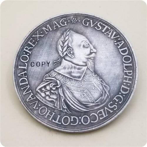 Medal Gustav Adolf Sweden COPY COIN FREE SHIPPING