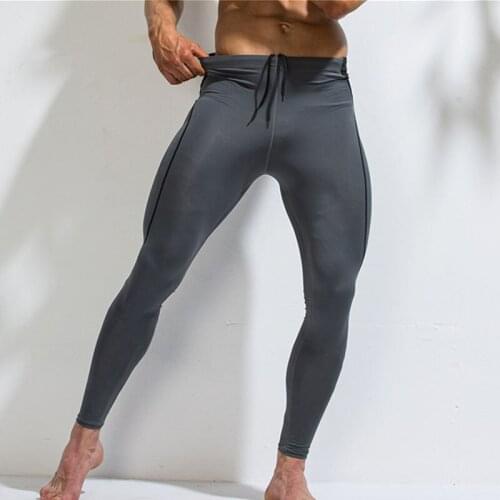 Men Sports Fitness Pants Basketball Football Training Compression Tights Leggings Trousers Male Fitness Gym Sweatpants